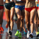 Athletes compete in the Women’s 20km Walk final on Day 14 of the Rio 2016 Olympic Games at Pontal on August 19, 2016
